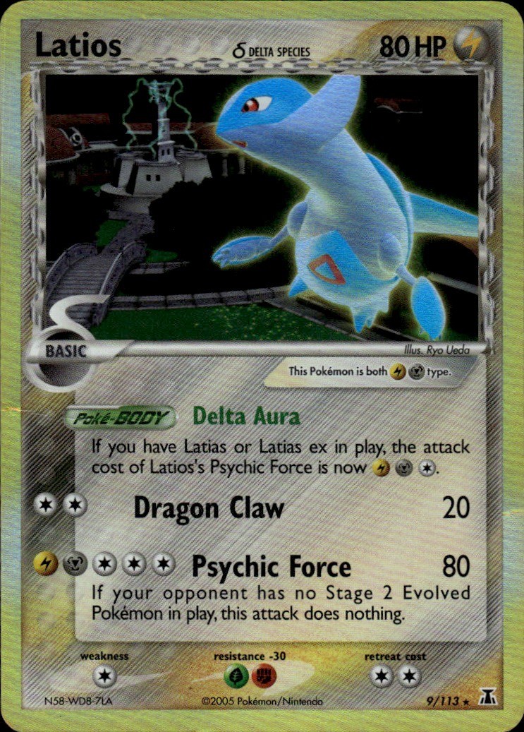 【1ED】ラティオス δ デルタ種 Latios Delta Species Latios (Delta Species) Holo Rare Delta Species 9/113 HP | eBay