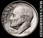 1949-D Silver Roosevelt Dime - Choice Gem Brilliant Unc  Lustrous  #i988