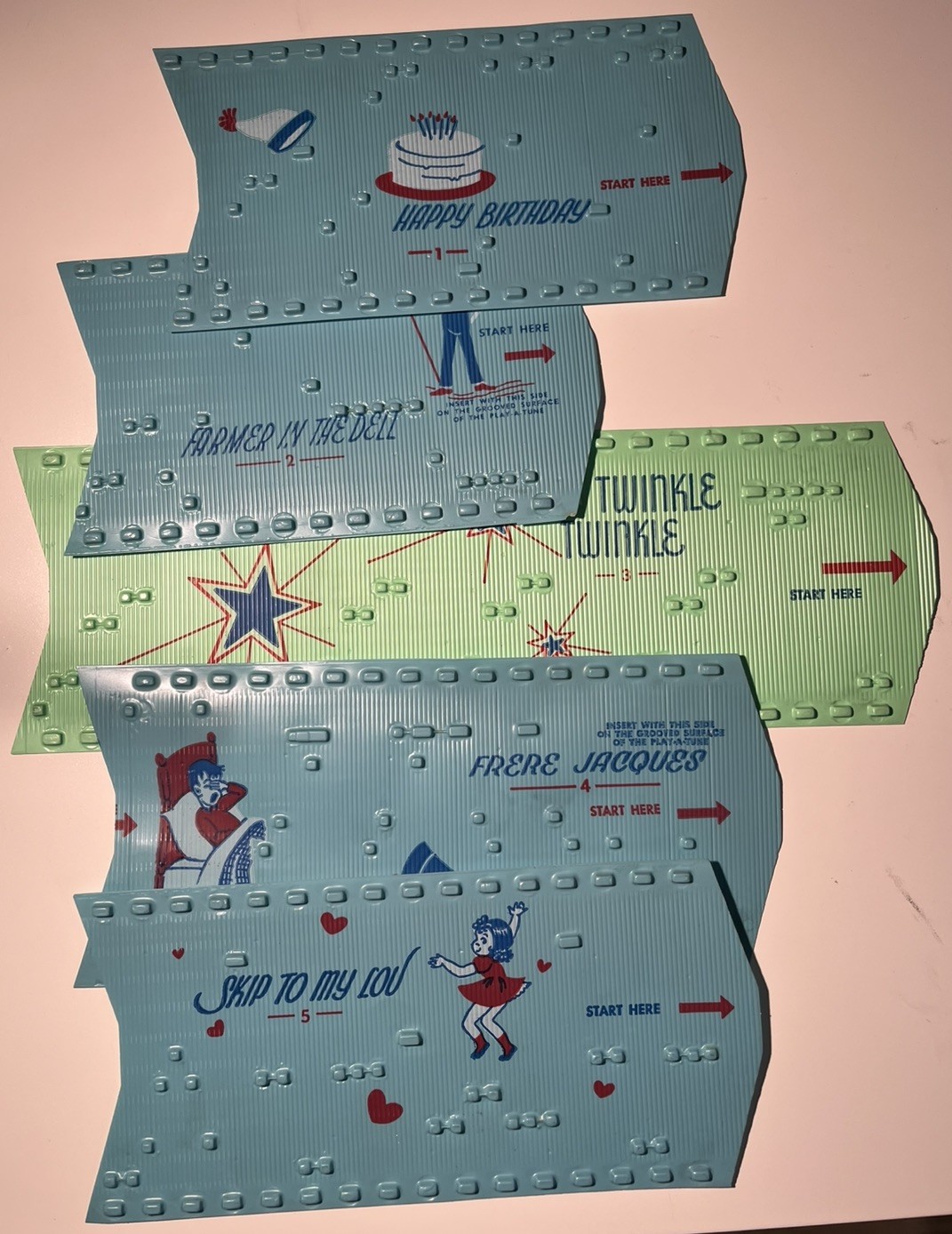 1961 Kenner Play-A Tune Vintage  Music Toy - complete 