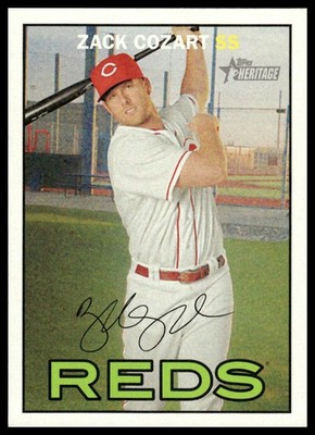 2016 Topps Heritage #329 Zack Cozart Cincinnati Reds NM+