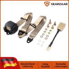 Cintura di sicurezza auto 3 punti universale con prova E cintura a tre punti 3730mm beige