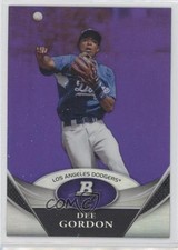2011 Bowman Platinum Prospects Retail Purple Refractor Dee Gordon #BPP2 6k2
