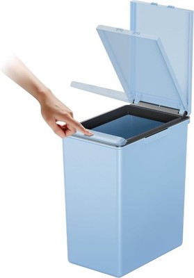 Morandi Küchenabfalleimer 20 L Touch-Öffnung mit Deckel Rand In...