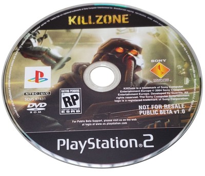 Killzone PS2 Public Beta 1.0 Disc NTSC Sony VERY RARE