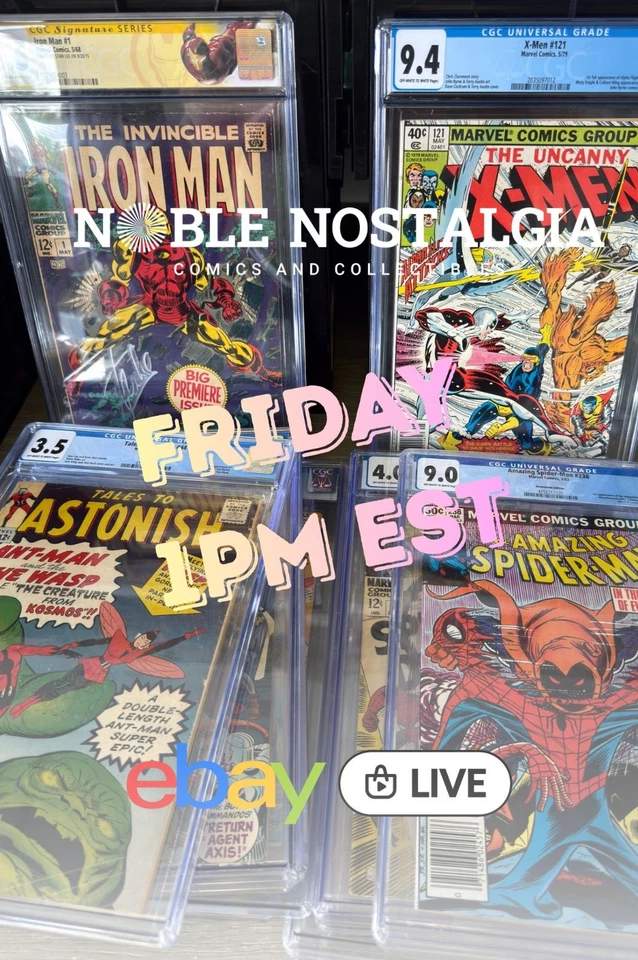 🔥 Midday Comics w/Nik - $1Starts - Key Issues - Vintage Comics