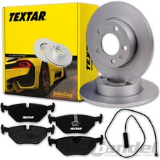 TEXTAR BREMSSCHEIBEN 280mm + BELÄGE HINTEN passend für BMW 3er E36 Bj. 1990-1999