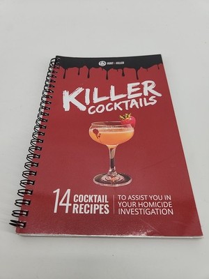 Killer Cocktails by Conner Donovan, Hunt A Killer, 2019, 14 Cocktail Recipes