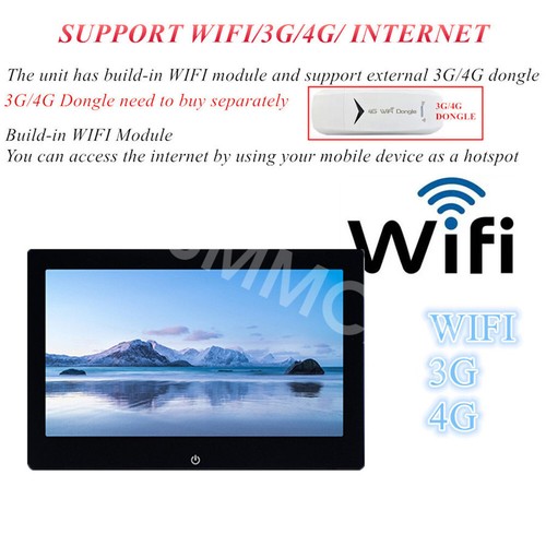 10.1in Android 12 Car Headrest Rear Seat Monitor MP5 Player WIFI Touch Screen - Picture 15 of 24