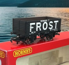 Boxed R6488 Hornby 7 Plank Coal Wagon Bernard T Frost 31 Witney OO Gauge 