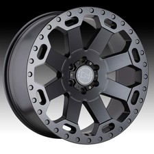4/Black Rhino Warlord Matte Gunmetal 17x8 6x1...