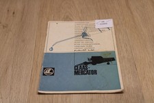 Claas Mercator Schmierplan   1969 xb12201