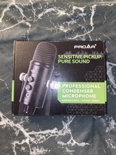 PROAR USB Professional Condenser Microphone Kit for iPhone PC/Micro/Mac/iOS/A...