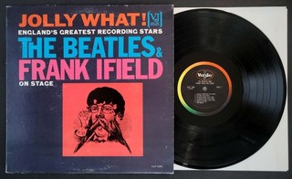 Beatles 1964 VEE JAY 'JOLLY WHAT THE BEATLES AND FRANK IFIELD' MONO LP– NM DISC!