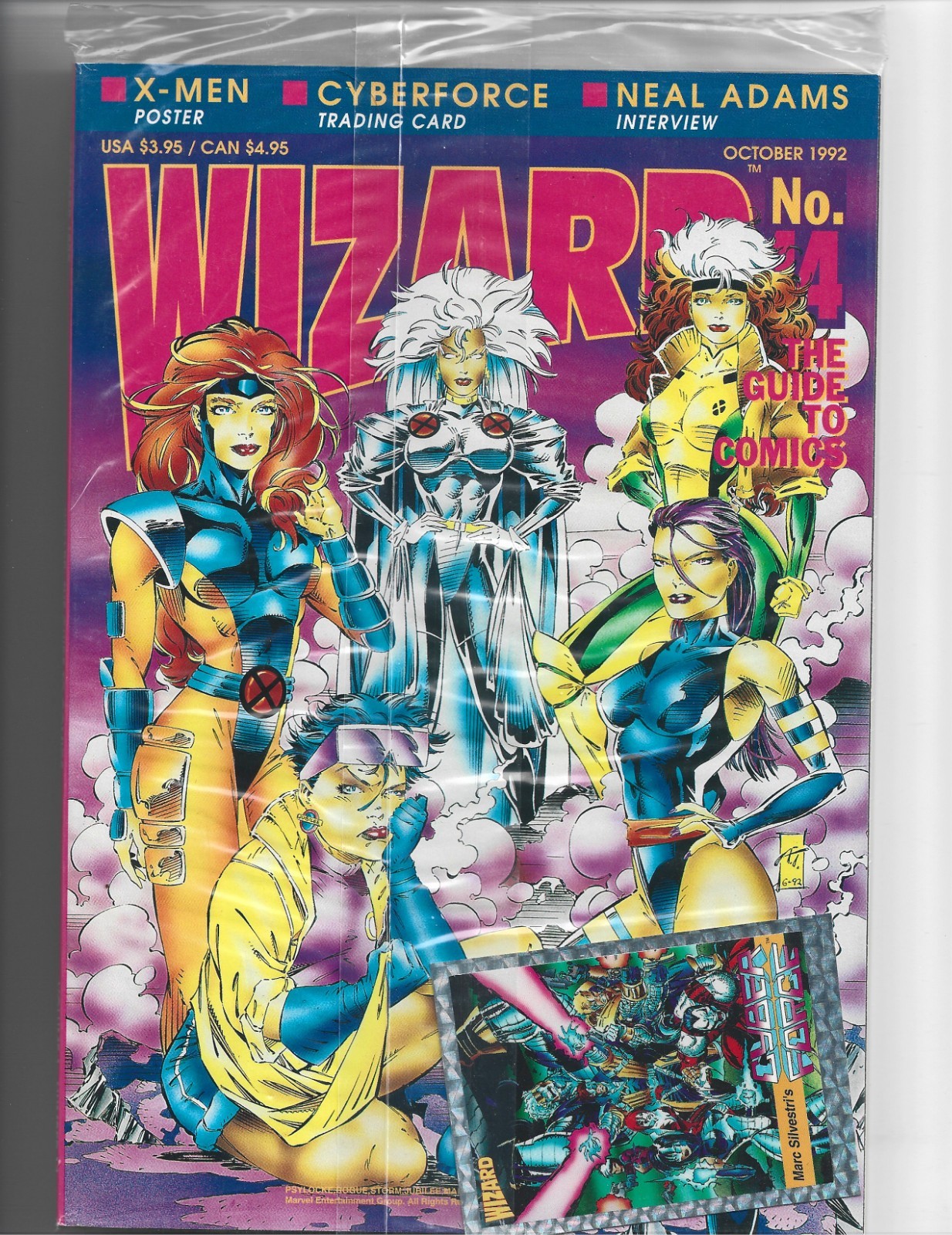 WIZARD Magazine #14 October 1992 Sealed/w inserts
