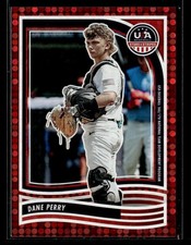 2024 Panini Stars & Stripes USA Baseball #145 Dane Perry Red #/199 card