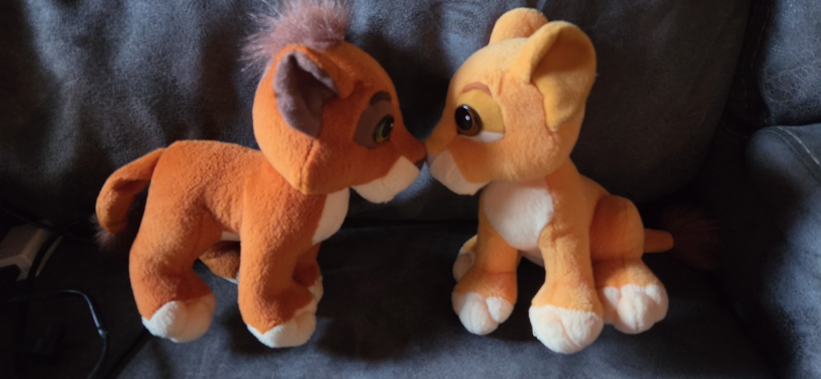 1994 Disney Store Simba & Nala Plush Pair Great Condition Lion King
