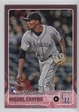 2015 Topps Update Pink 21/50 Miguel Castro #US116 3q5