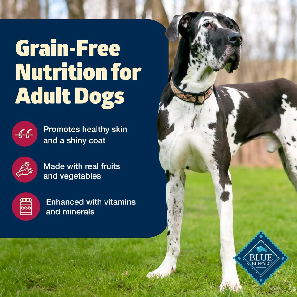 Blue Buffalo Freedom Grain Free Dry Dog Food Beef Recipe 24 lbs Grain Free - Image 3 of 4