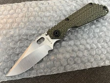 Strider Knives SnG DGG Bowie - OD Green Multi G10 & Ti / S30V Blade