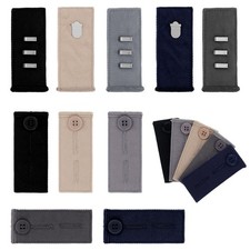 10 PCS Elastic Pants Waist Extenders Adjustable Button Waistband Men Women
