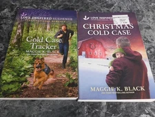 Love Inspired Suspense Maggie K Black Unsolved Case Series lot 2