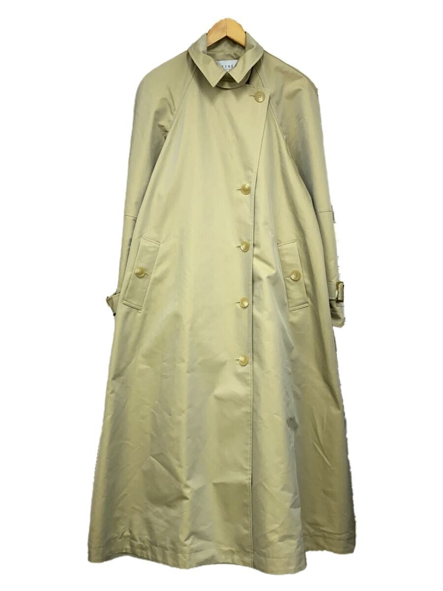 Etre Tokyo Conscious Sleeve Trench Coat/S/Polyester/Beg/Plain/1222500013-0// 343