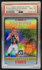 2017 Donruss Optic Len Dawson Patrick Mahomes II Illusions Rookie RC #20 PSA 8