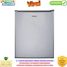 BIG DEAL! Galanz 2.7 Cu ft Single Door Mini Fridge GL27S5 Stainless Steel New