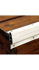 TAYLOR MADE PRODUCTS Medium Edge Gard Dock Edging Bumper, White 3-1/2" x 1-1/...