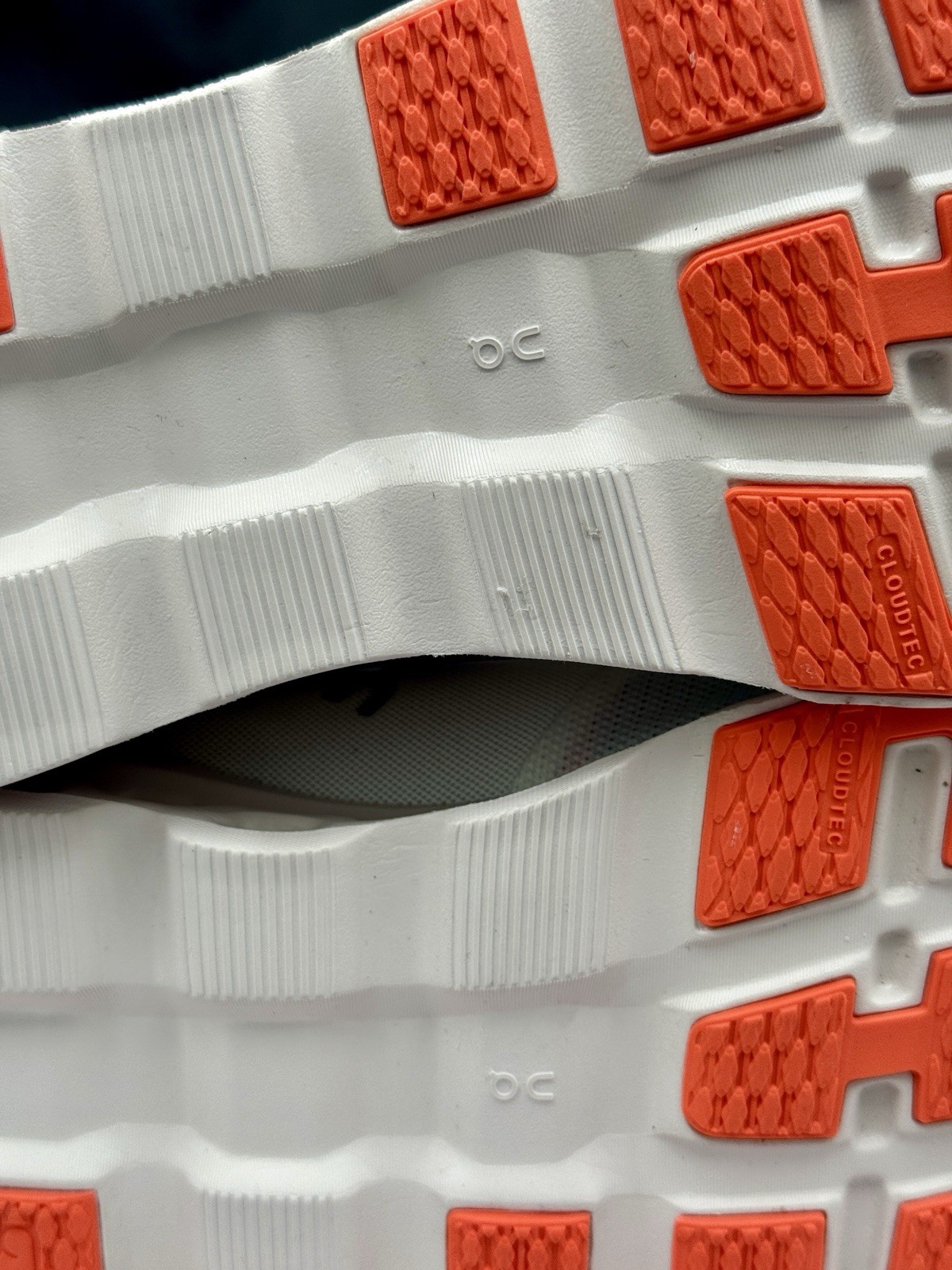 On Cloudstratus White Orange Black Running Shoes Men’s Size 14 3MD30111148 image 10