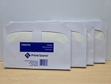 1000 - 4 PACKS Prime Source 1/2 Fold Paper Toilet Seat Covers 250 sheets/pack