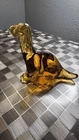 Fenton Glass Dinosaur Amber Awesome