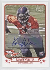 2013 Topps Magic Auto Kayvon Webster #10 Auto b9e