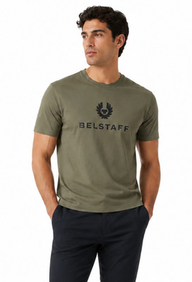 BELSTAFF T-Shirt London Retro Signature Logo Iconic Tee Cotton Regular Cut 2XL