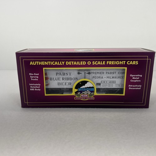 MTH Premier 20-94434 Pabst Blue Ribbon 36’ Woodsided Beer Reefer O NEW #14886 - Picture 7 of 11