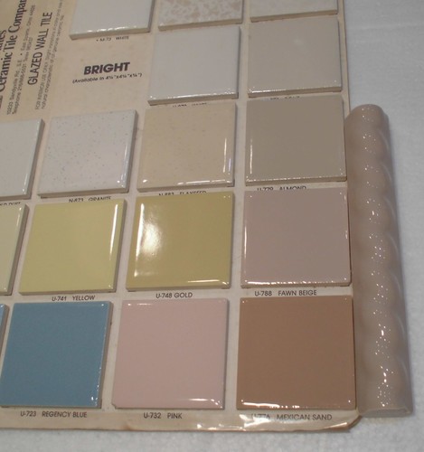 1 Stck. Dunkleres Reh beige Farbe, Keramik Brutzeln Futter Seilfliese 3/4"" x 6"" NEU - Bild 8 von 14