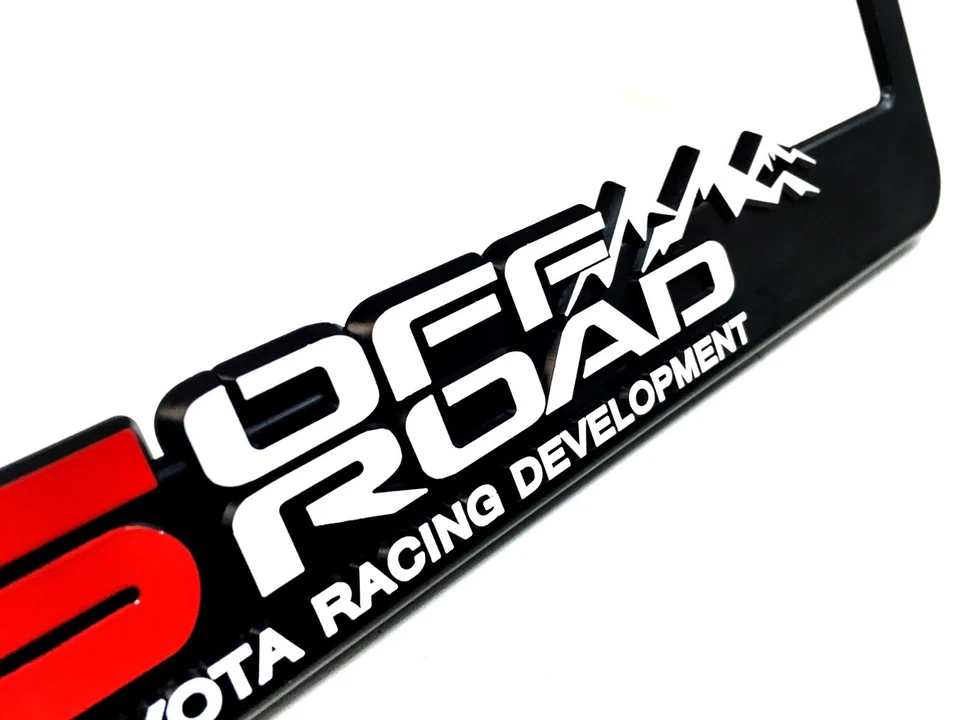 SR5-License-Plate-Frame-Toyota-SR5-Offroad-Tacoma-Tundra-4Runner-Land-Cruiser-Hi - Image 4 of 4
