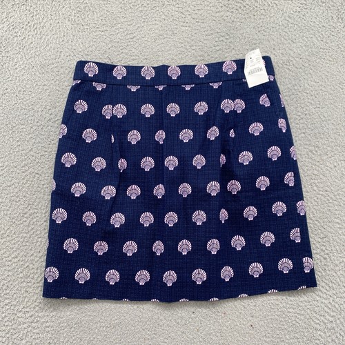J. Crew knielanger plissierter gefütterter gerader Bleistift Muschel Rock Gr. 4 NEU