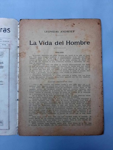 Andreiev, Leónidas La Vida de un Hombre 1923 - Picture 2 of 3