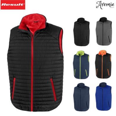 Result leichte Bodywarmer Weste Reißverschluss Thermo Stepp ärmellose Jacke