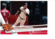 Mac Williamson 2017 Topps Mini Red #683, 2/5 Online Exclusive!