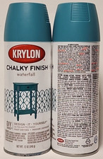 (2 ct) Peinture en aérosol ultra mate Krylon CHALKY FINISH, cascade 12 oz
