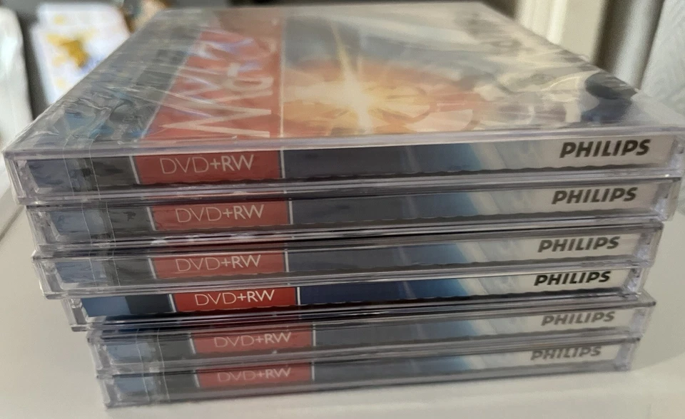 6 x Philips DVD+RW 4.7GB Data 120 Mins video 1-4x Certified Speed. FREE DELIVERY - Image 3 of 4