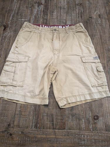 UNIONBAY Union Bay Men’s Tan Khaki Cargo Shorts Size 36 Waist