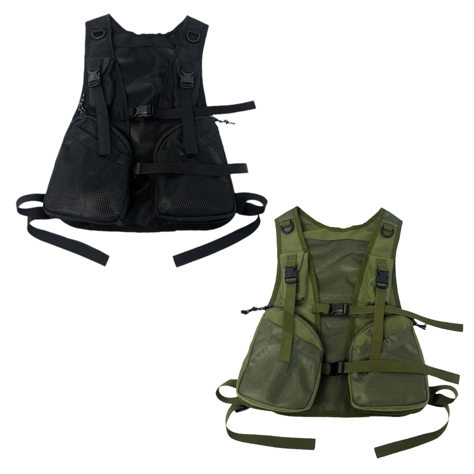 Vest Bag Rucksack Breathable Reflective Strip for Men Women Daypack Phone Holder-image