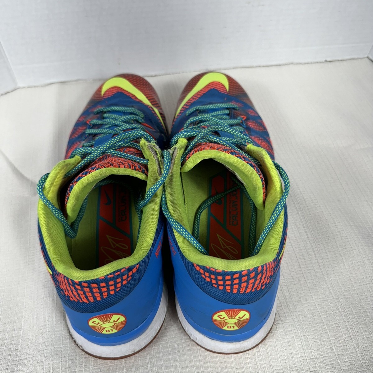 Nike CJ 81 Calvin Johnson Trainer Blue Orange 725231- 476 Nike CJ 81 Calvin Johnson Trainer Blue Orange 725231- 476