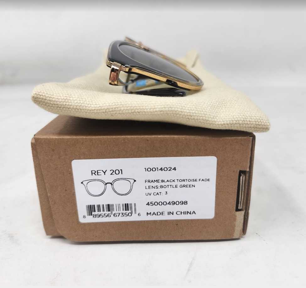 New Toms Rey 201 sunglasses in Black Tortoise Fade / Bottle  display picture 2