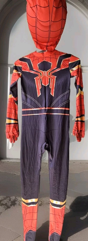 DISFRAZ DE ARAÑA TRAJE MORPH HALLOWEEN COSPLAY MONO Niños 30" Pecho, 22" Inse Foto 2 de 4