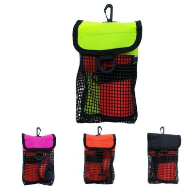 Mesh  Storage  Clip and  Scuba Diving Surface Marker Buoy SMB BCD Equipment