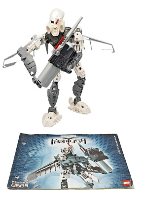  LEGO Bionicle Phantoka: 8685: Toa Kopaka + 4 Bälle / balls + Anleitung 